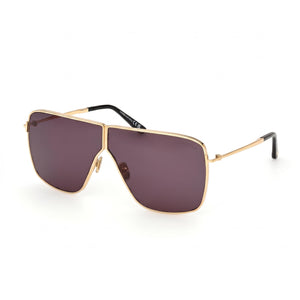 Tom Ford Classic Gold Aviator Sunglasses Unisex, Smoked lens