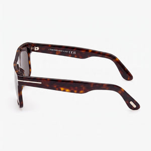 Tom Ford Classic Rectangle Sunglasses Unisex — front view, Plastic frame