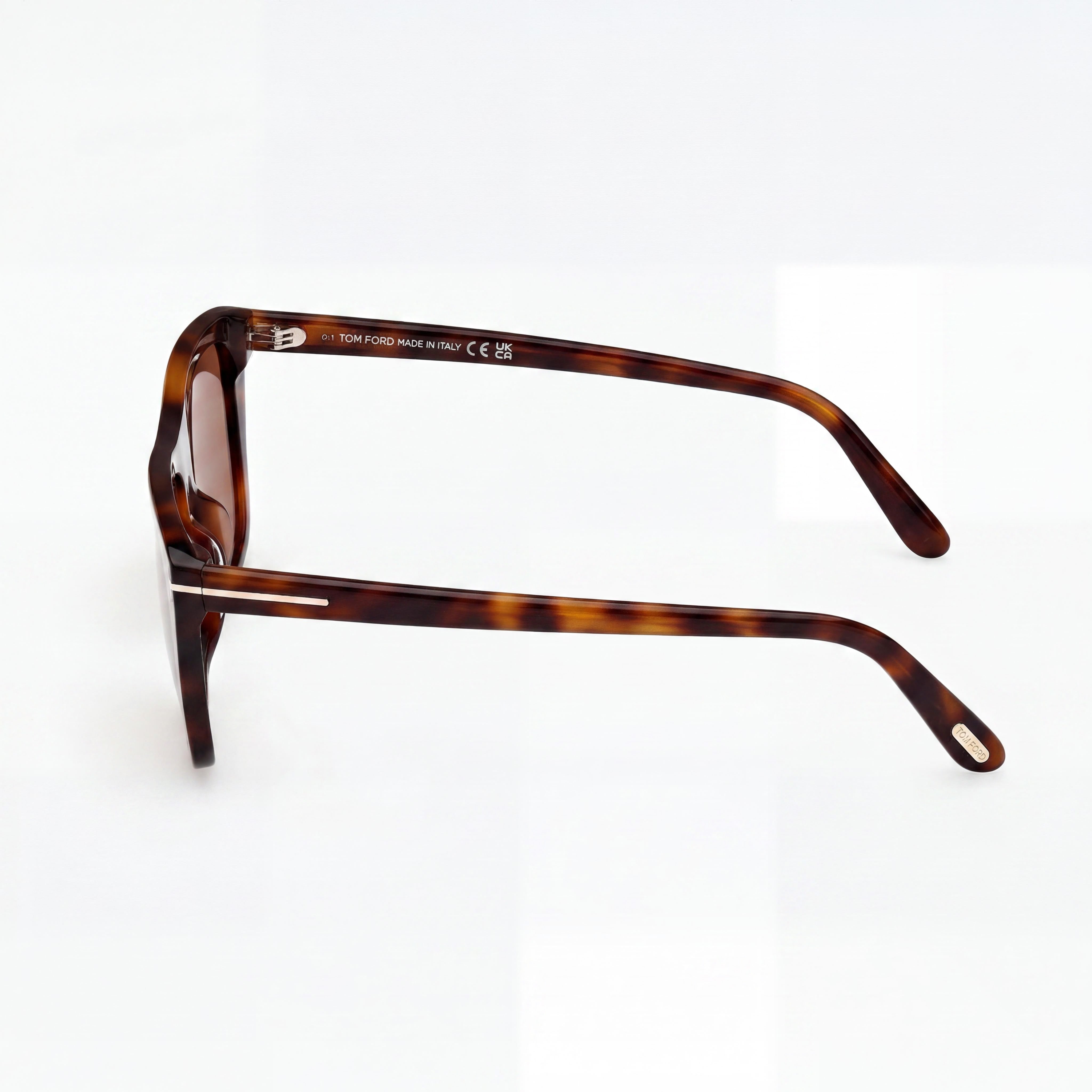 Tom Ford Classic Blonde Havana Rectangle Sunglasses Unisex, 56mm, Photo 3