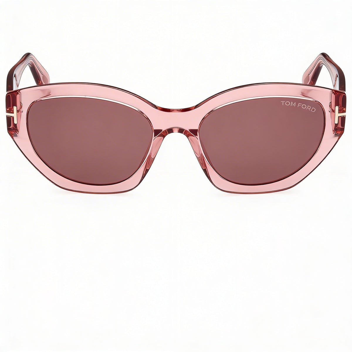 Gafas de sol rectangulares Tom Ford Classic Pink para mujer, 55 mm, Photo 2