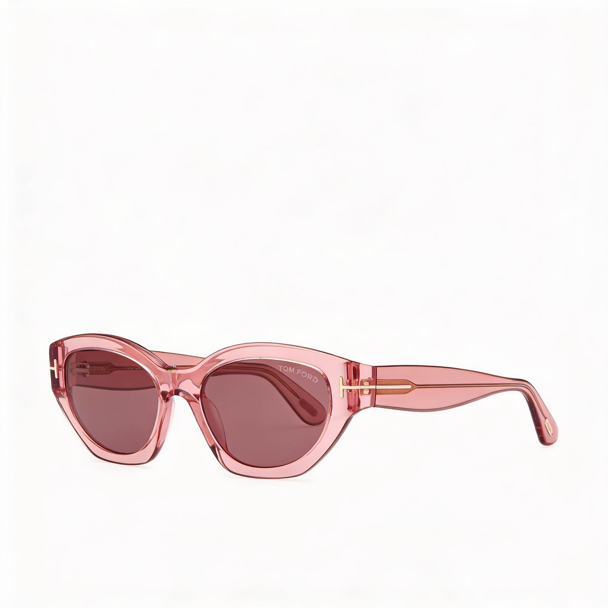 Gafas de sol rectangulares Tom Ford Classic Pink para mujer, 55 mm, Photo 3