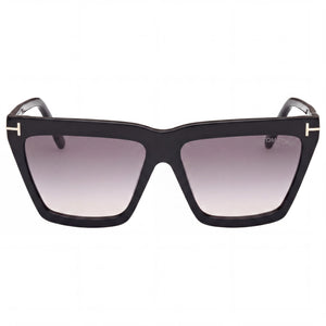 Tom Ford Eden Cat Eye Sunglasses for Women — front view, Plastic frame