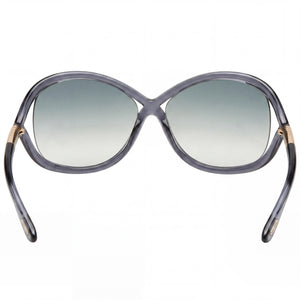 Tom Ford Ft0009 Shield Sunglasses Unisex — side view, Non-Polarized Dark Grey lens