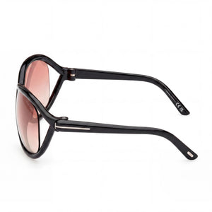 Tom Ford FT1069 Rectangle Sunglasses Women — side view, Non-Polarized lens