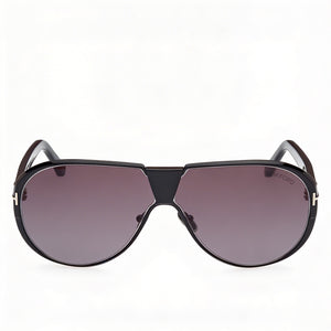 Tom Ford FT1072 Aviator Sunglasses Unisex — front view, Plastic frame