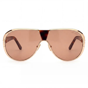 Tom Ford FT1072 Aviator Sunglasses Unisex — front view, Metal frame