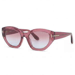 Tom Ford FT1086 Pink Cat Eye Sunglasses for Women, Pink Gradient lens