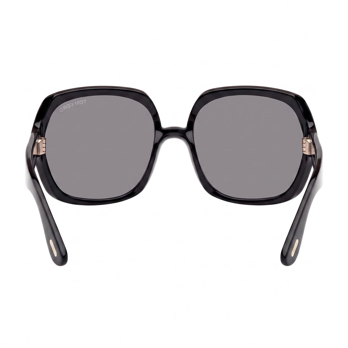 Gafas de sol unisex Tom Ford FT1221 cuadradas, color negro brillante, 60 mm, Photo 2