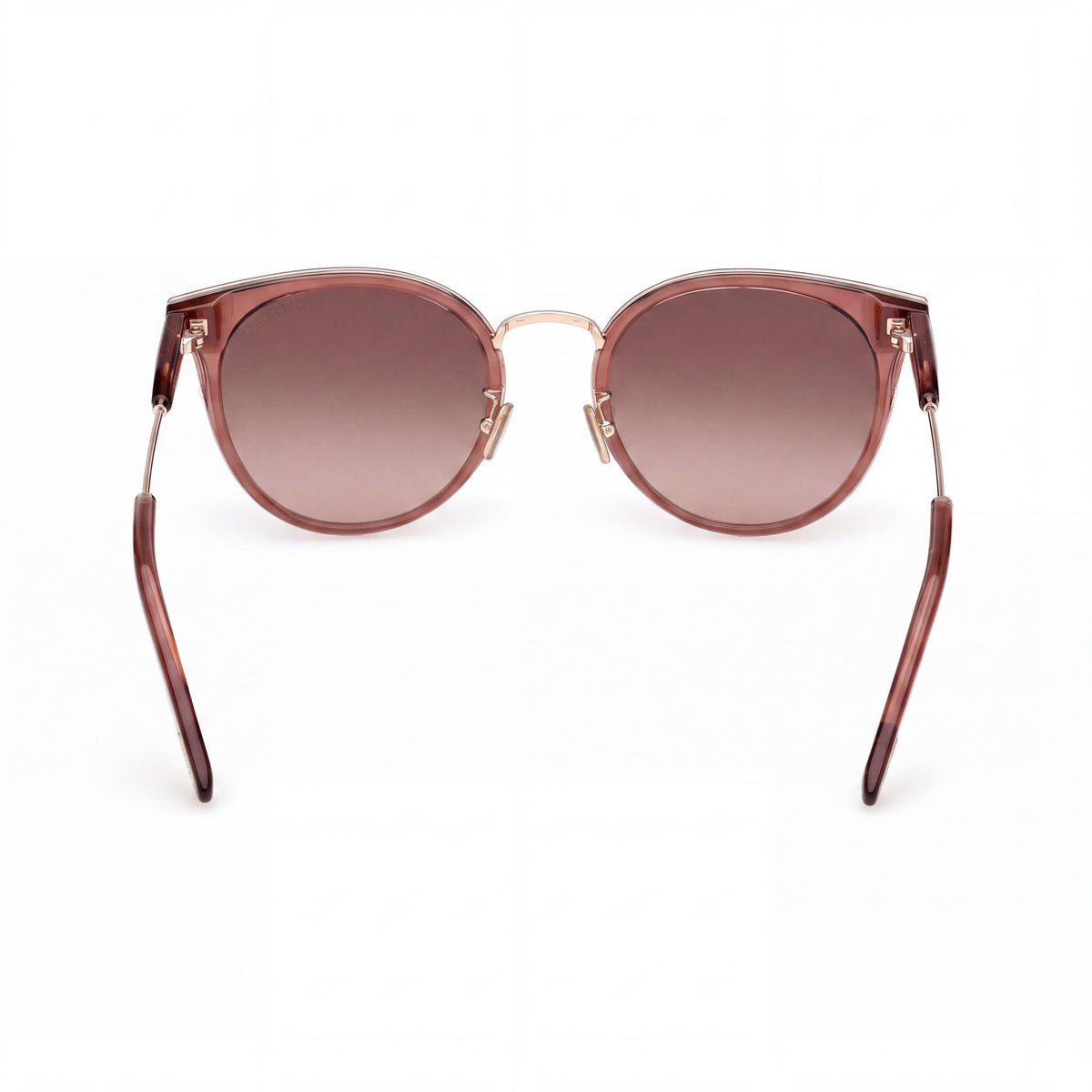 Gafas de sol unisex Tom Ford Ft1244-k redondas en marrón claro brillante, 54 mm, Photo 4