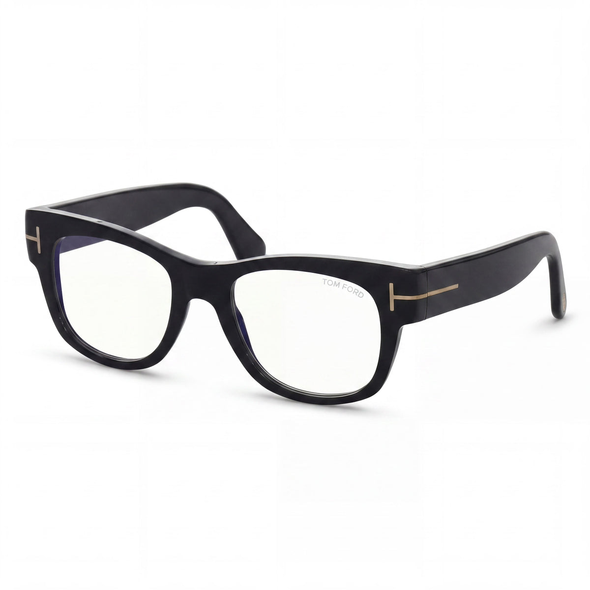 Tom Ford FT5040-B Black Square Eyeglasses Unisex, 52mm, Photo 1