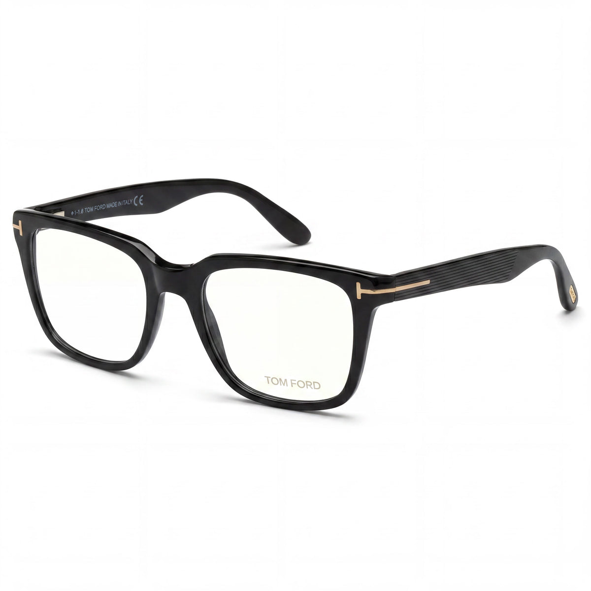 Tom Ford FT5304 001 Gafas Cuadradas Negras Unisex, Plástico 54mm, Photo 1