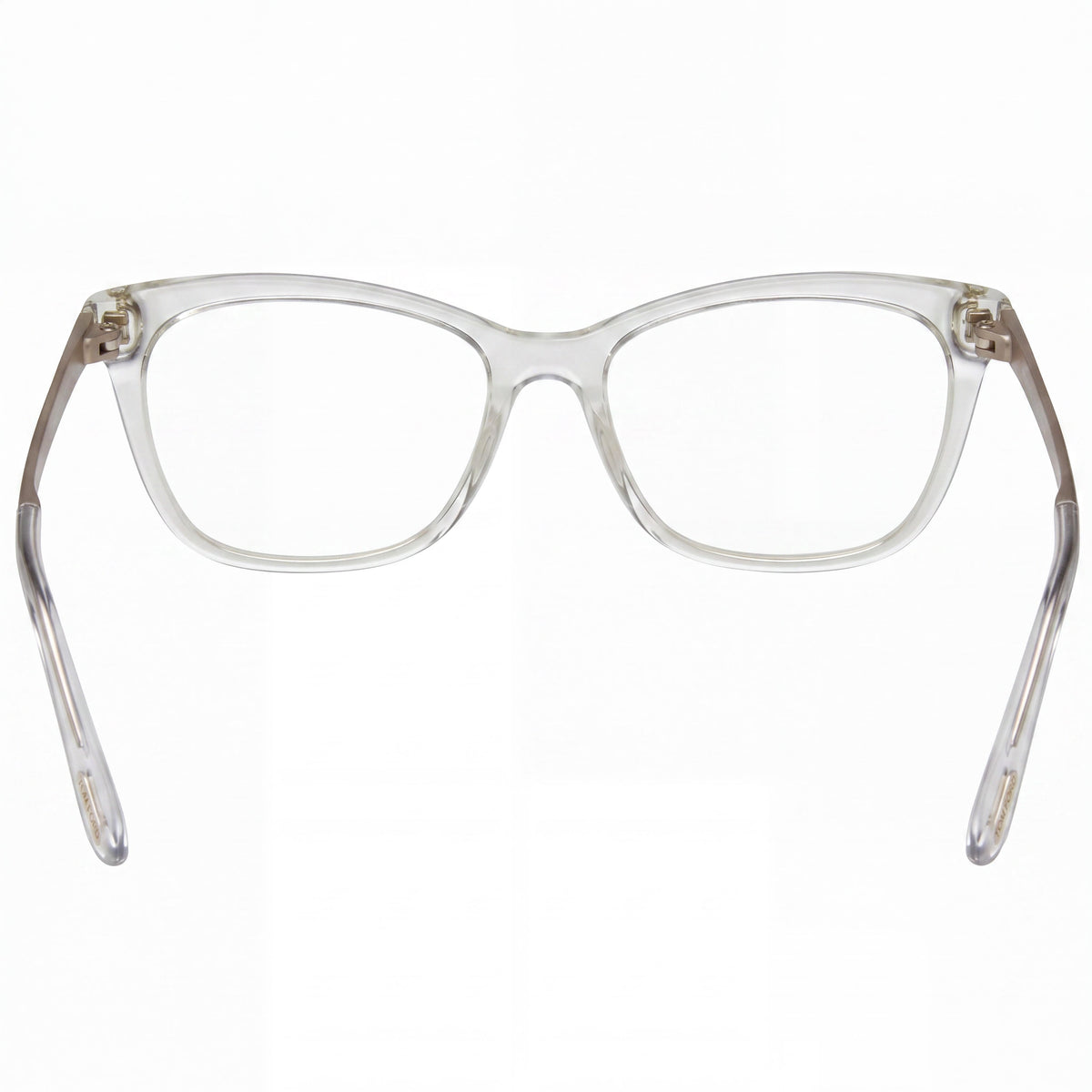 Tom Ford FT5353 Transparent Rectangle Eyeglasses Unisex, 54mm, Photo 4