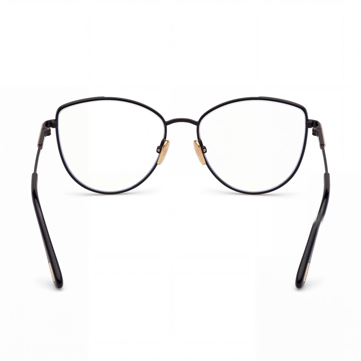 Tom Ford Ft5667-b Shiny Black Cat Eye Eyeglasses for Women, 55mm, Photo 3
