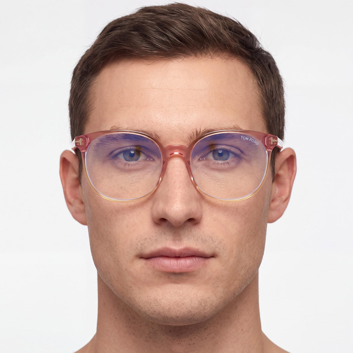 Tom Ford Ft5671-f-b Blush Eyeglasses for Men, 55mm, Photo 3