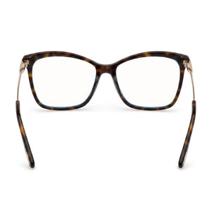 Tom Ford Ft5687-b Square Eyeglasses for Women — front view, Blue Filter Plastic