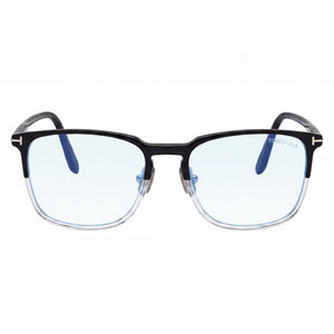 Tom Ford FT5699-B Rectangle Eyeglasses for Men — front view, Plastic