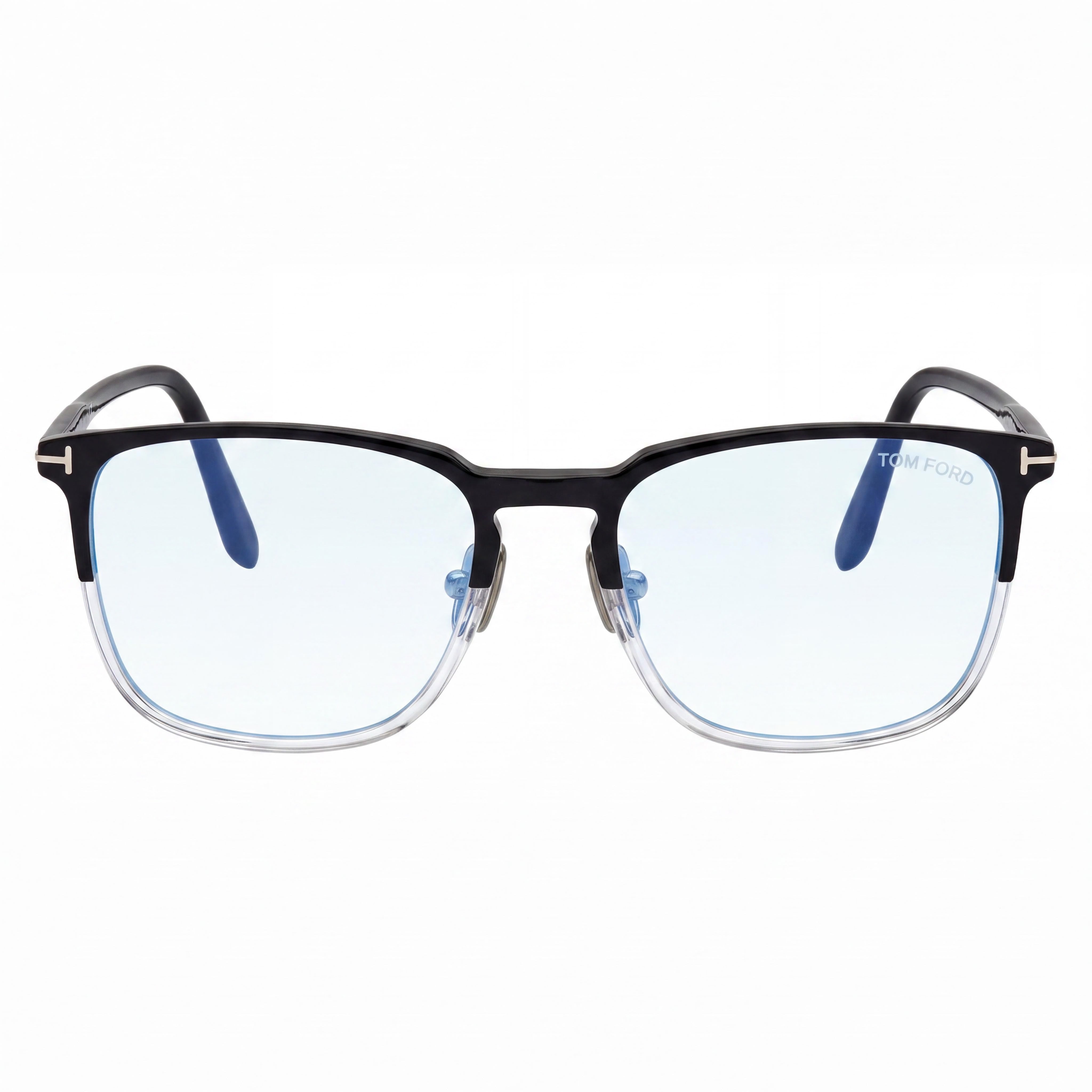 Gafas de sol rectangulares Tom Ford FT5699-B negras de plástico de 53 mm para hombre, Photo 2