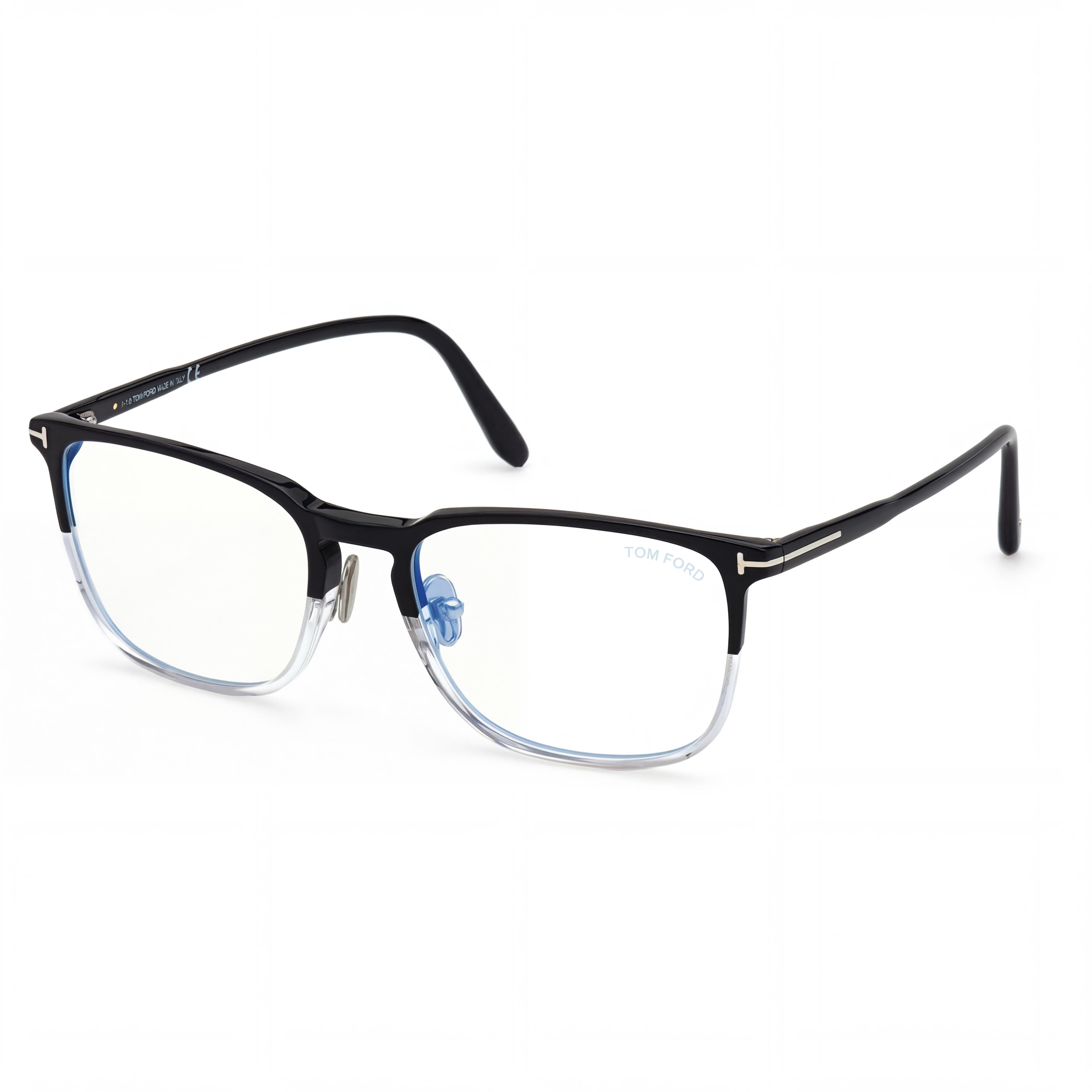 Gafas de sol rectangulares Tom Ford FT5699-B negras de plástico de 53 mm para hombre, Photo 1
