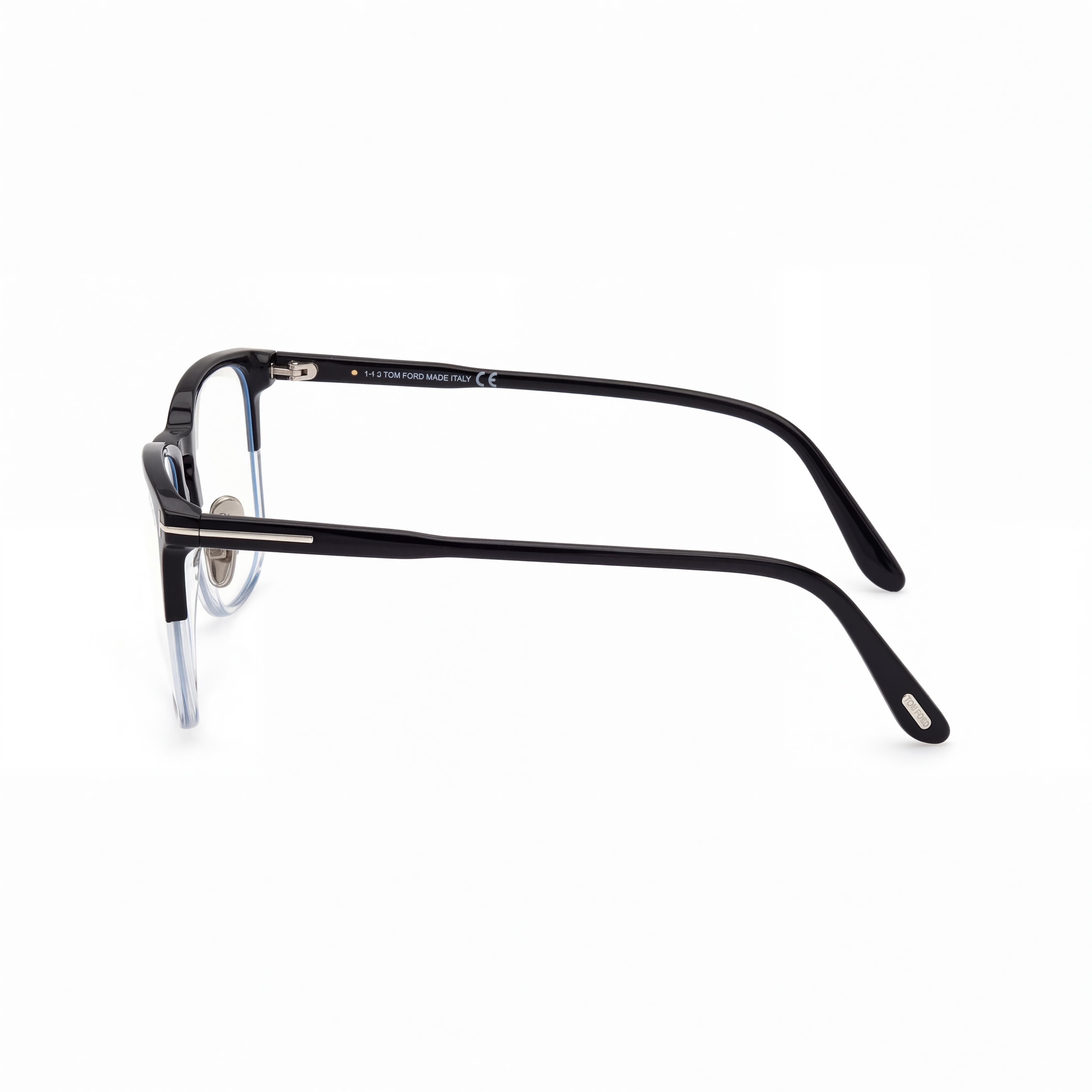 Gafas de sol rectangulares Tom Ford FT5699-B negras de plástico de 53 mm para hombre, Photo 3
