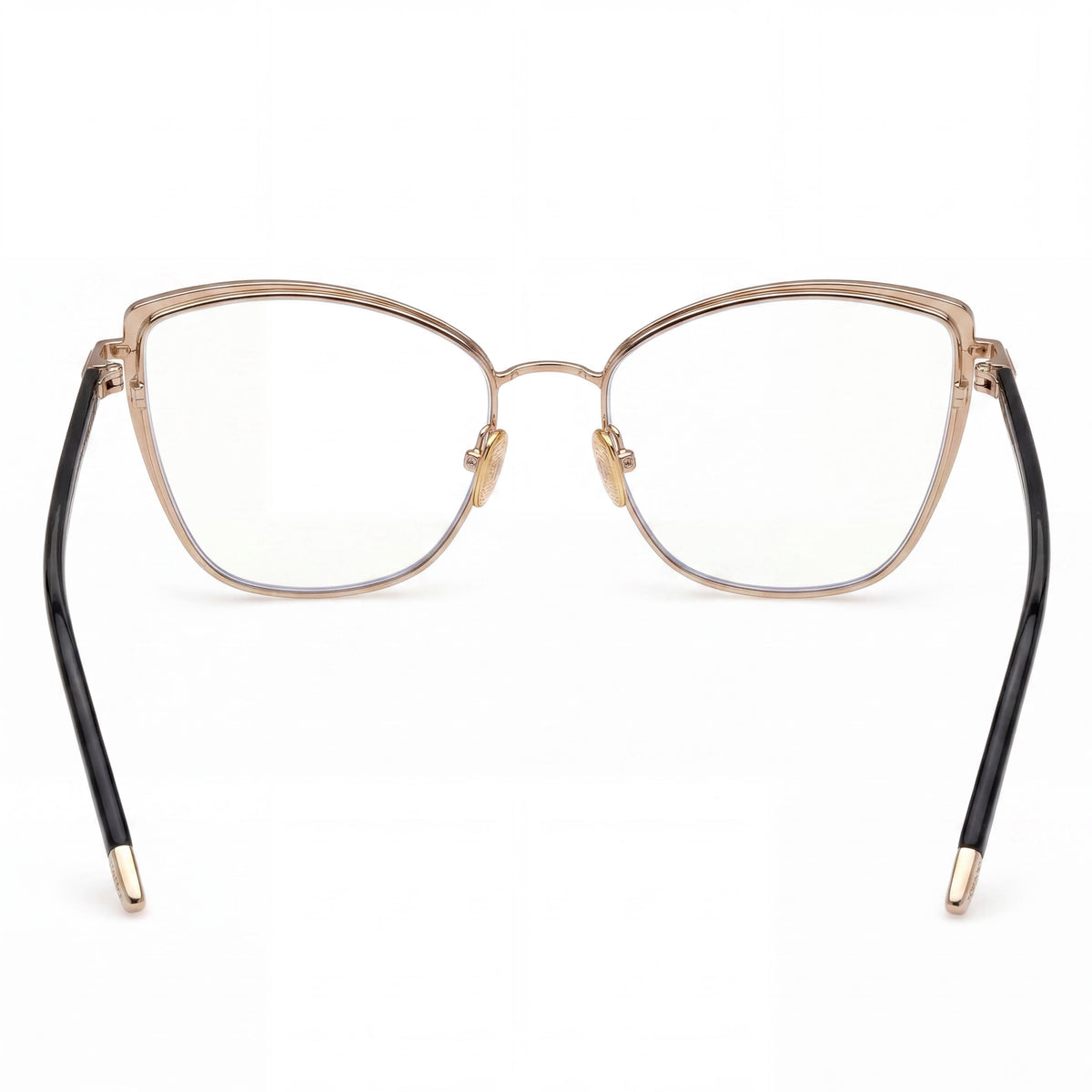 Tom Ford FT5740-B Black Cat Eye Eyeglasses for Women, Metal, Photo 4