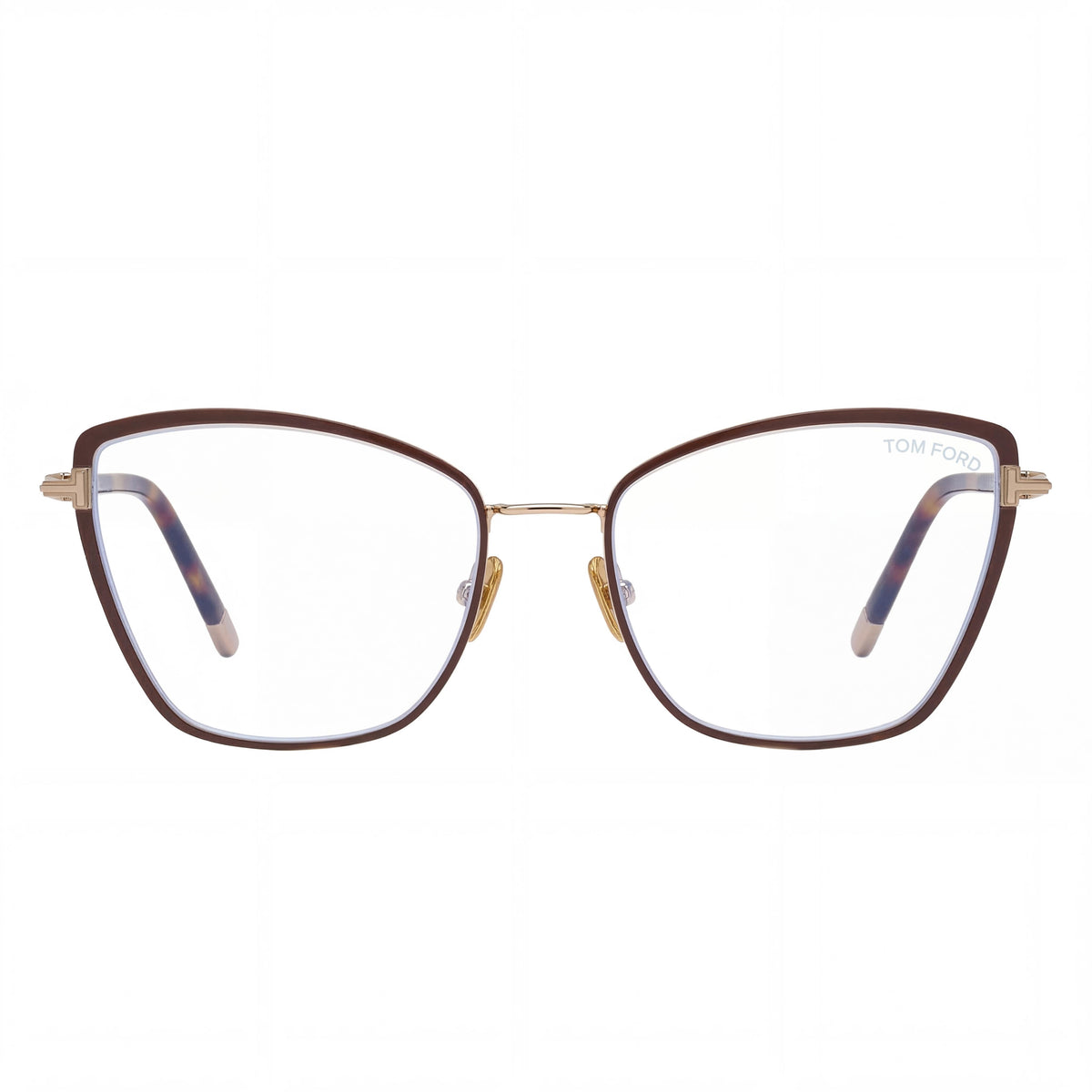 Tom Ford FT5740-B Havana Cat Eye Eyeglasses for Women, Metal 54mm, Photo 2