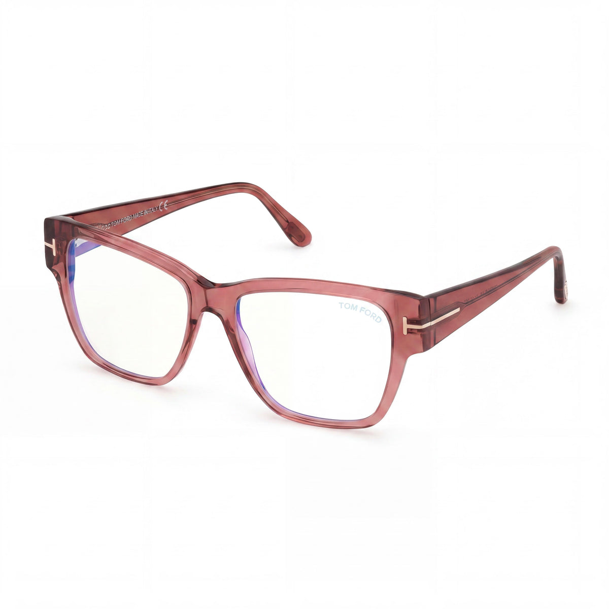 Tom Ford Ft5745-b Pink Square Eyeglasses for Women, Plastic 54mm, Photo 1