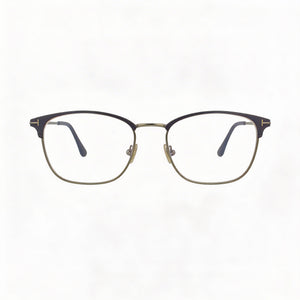 Tom Ford Ft5750-b Square Eyeglasses for Men — front view, Metal