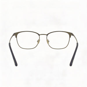 Tom Ford Ft5750-b Square Eyeglasses for Men — interior view, Blue Light Block demo lenses