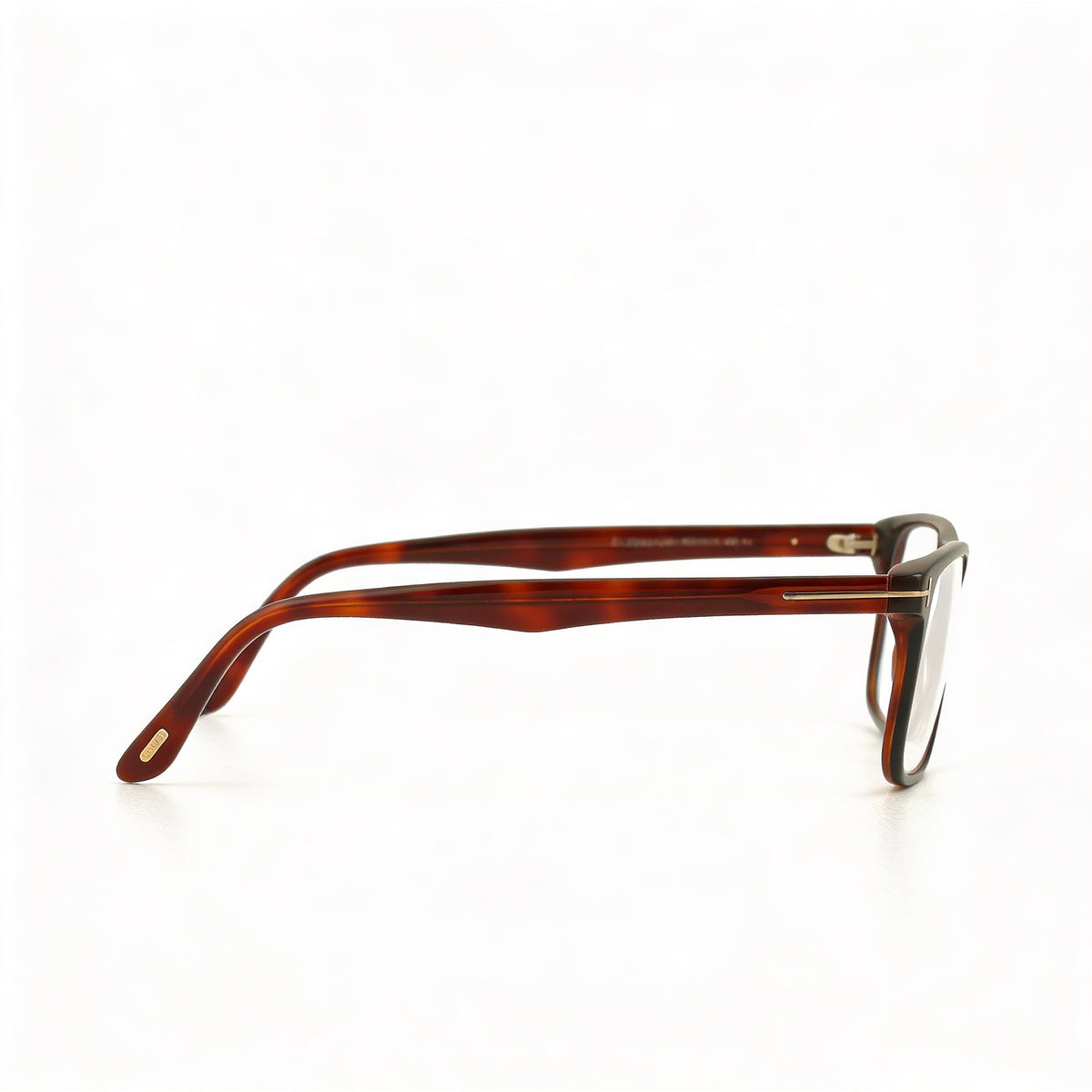 Tom Ford FT5752-B Havana Rectangle Eyeglasses Unisex, Plastic 55mm, Photo 3