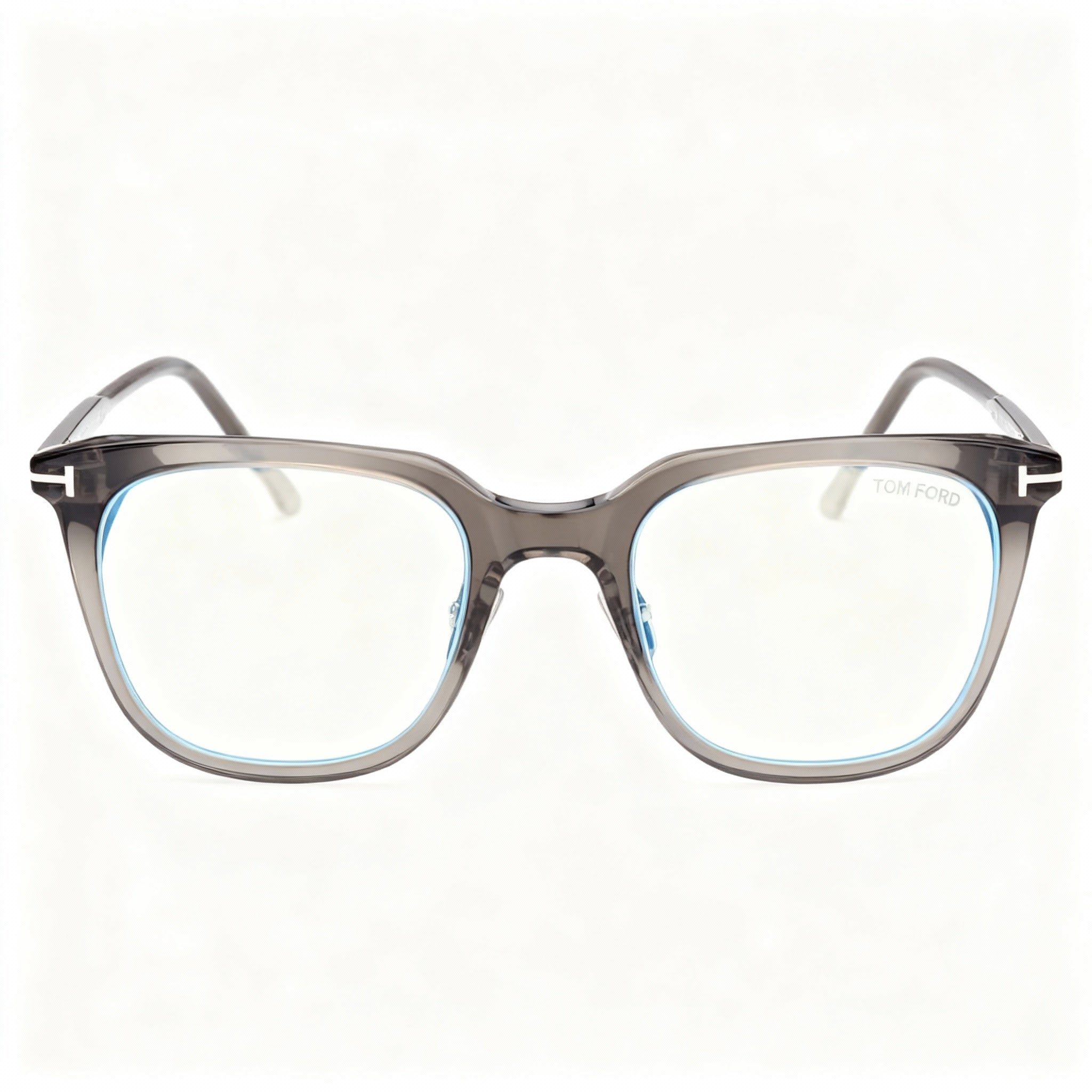 Tom Ford FT5776-D-B Gray Rectangle Eyeglasses for Men, Plastic 53mm, Photo 2