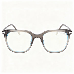 Tom Ford FT5776-D-B Rectangle Eyeglasses for Men — front view, Plastic