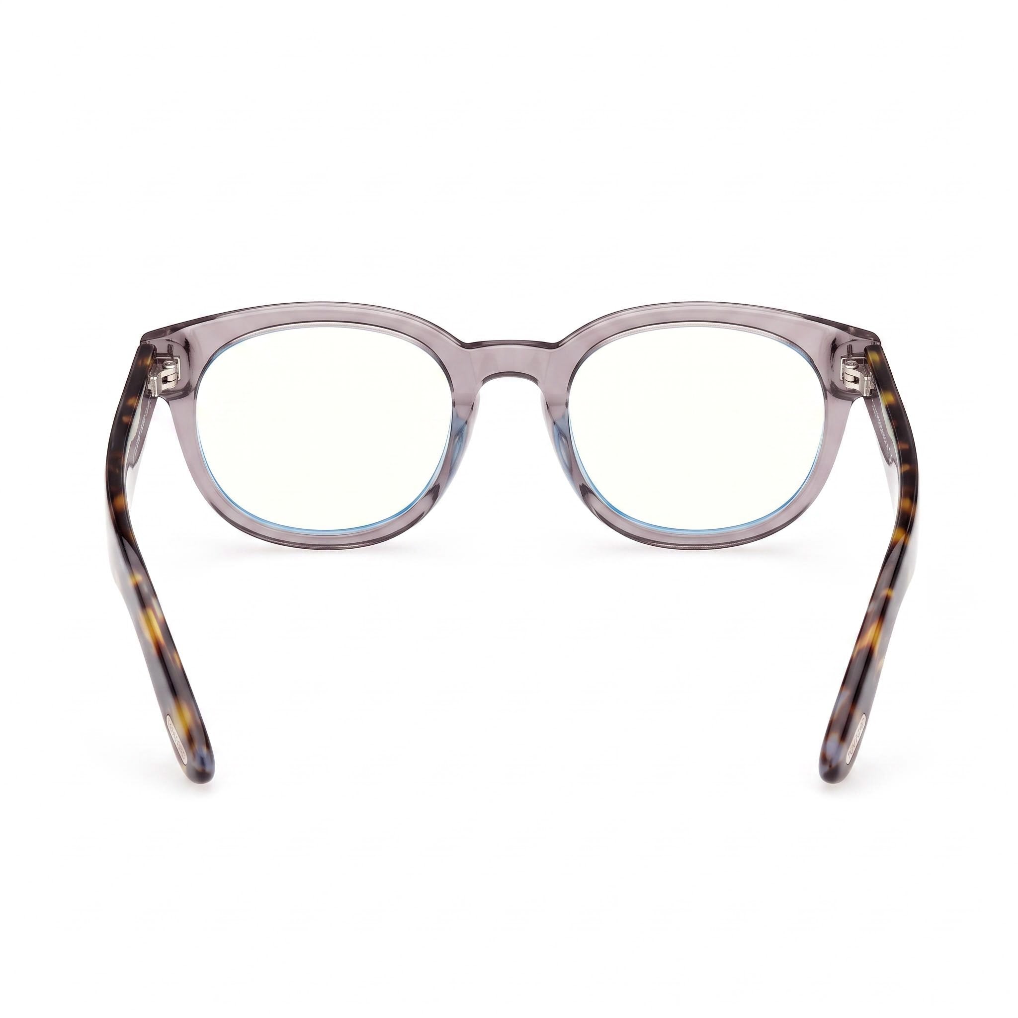 Gafas unisex cuadradas de plástico Tom Ford FT5807-B grises de 50 mm, Photo 4