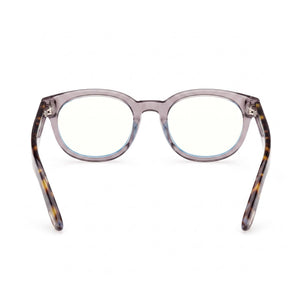 Tom Ford FT5807-B Square Eyeglasses Unisex — interior view, Plastic frame detail