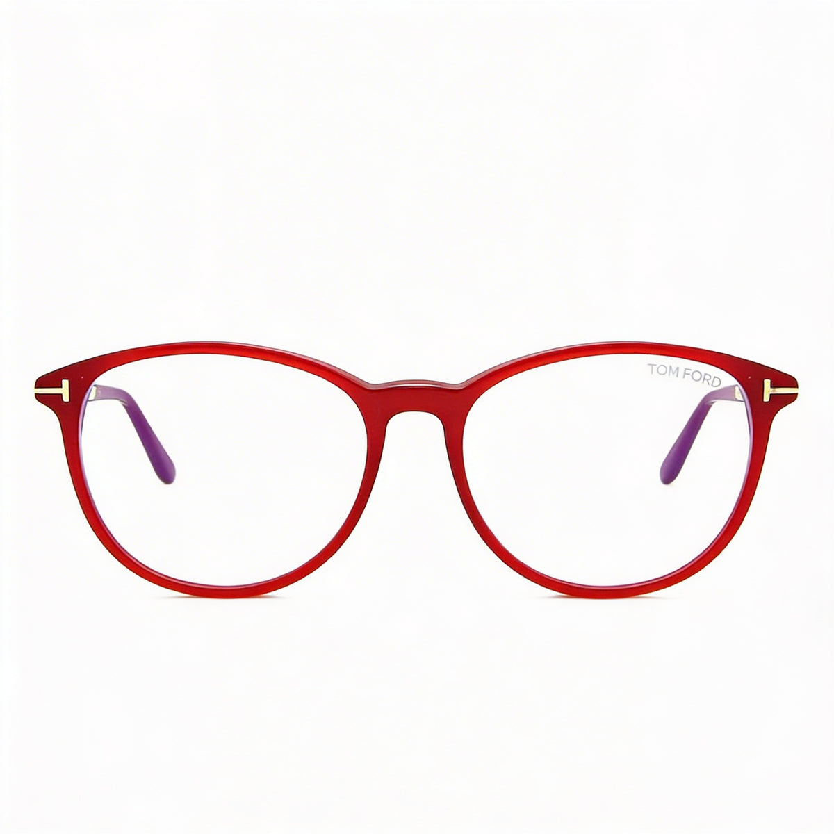 Tom Ford FT5810-B 074 Red Oval Eyeglasses for Women, 53mm, Photo 2