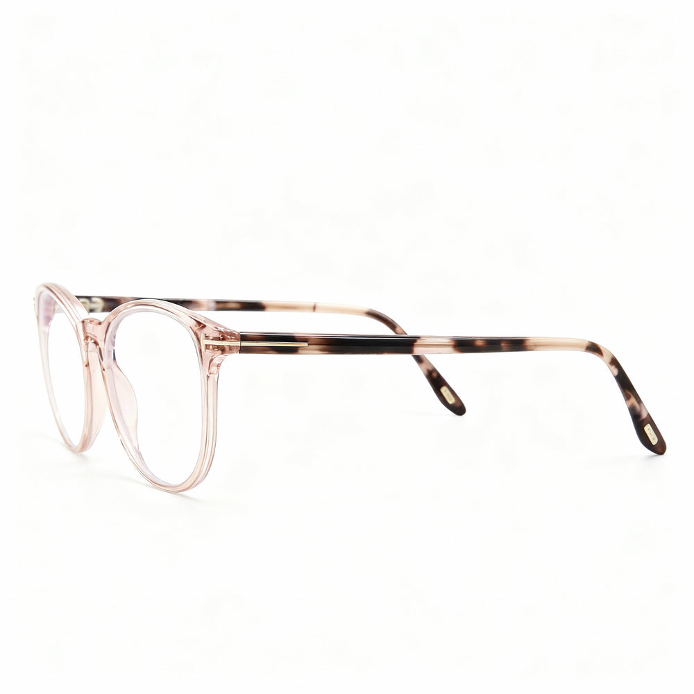 Tom Ford FT5810-B Oval Eyeglasses for Women — front view, Plastic