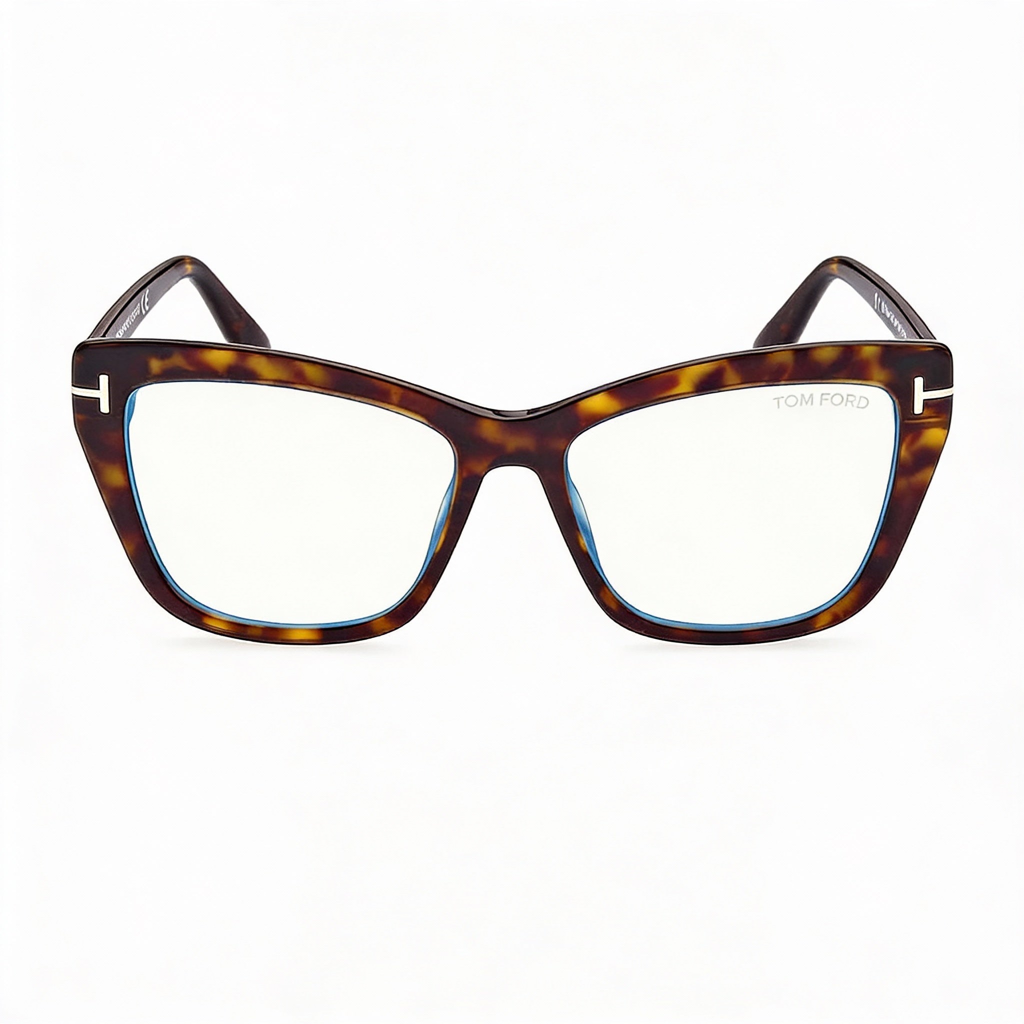 Tom Ford FT5826-B Havana Cat Eye Eyeglasses for Women, Plastic, Photo 2