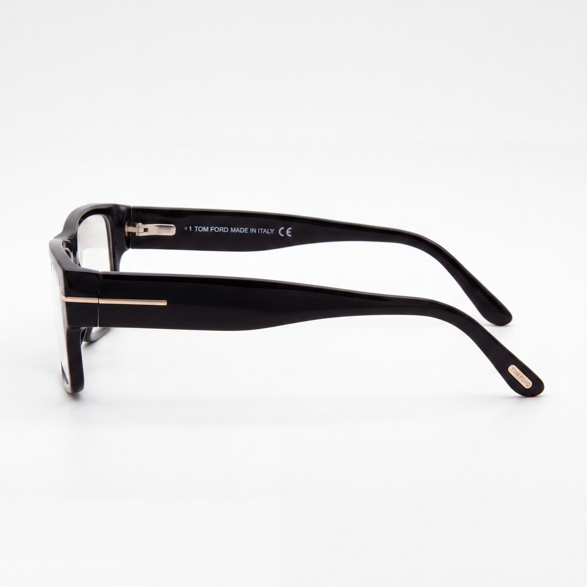 Gafas graduadas unisex Tom Ford FT5835-B rectangulares negro brillante, 54 mm, Photo 2