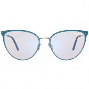 Tom Ford Ft5840-b Cat Eye Eyeglasses for Women — front view, Metal