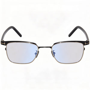 Tom Ford Ft5854-d-b Square Eyeglasses for Men — front view, Metal frame