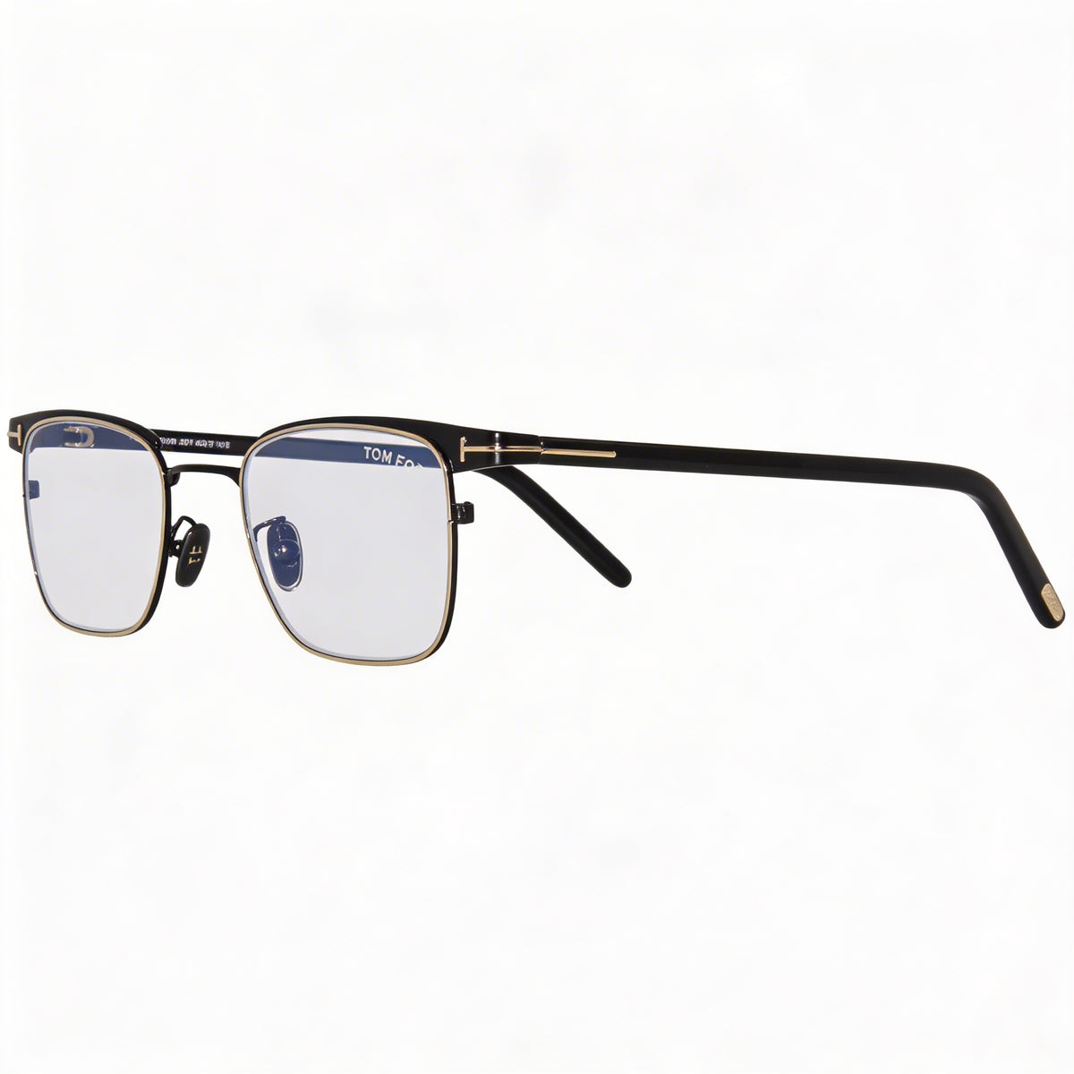 Gafas cuadradas Tom Ford Ft5854-d-b negras para hombre, Photo 3