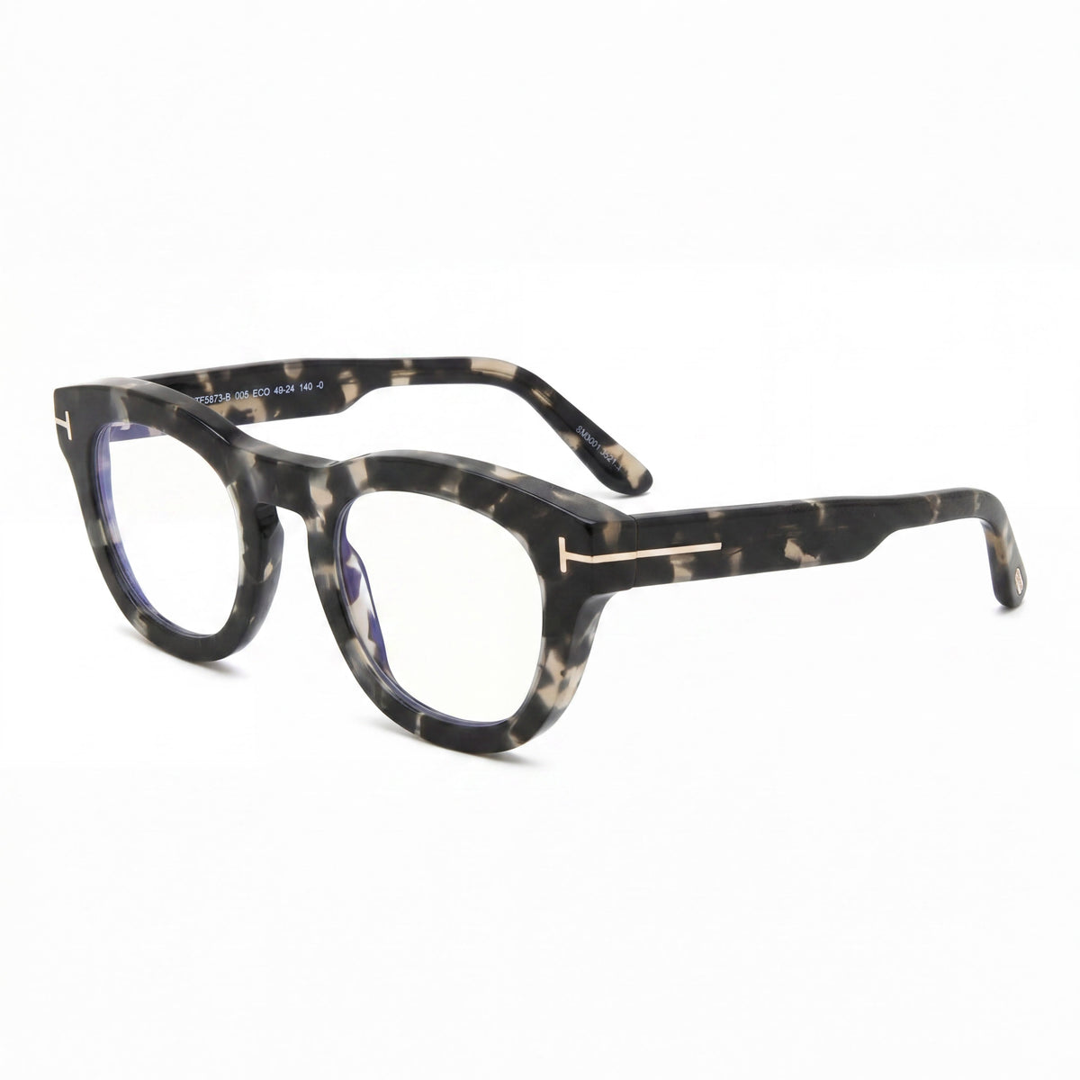 Gafas graduadas ovaladas Tom Ford Ft5873-b para hombre, carey rubio, 49 mm, Photo 1