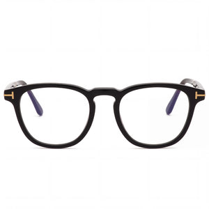 Tom Ford FT5890-B Oval Eyeglasses for Unisex — front view, Acetate