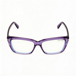 Tom Ford FT5894-B Rectangle Eyeglasses for Women — front view