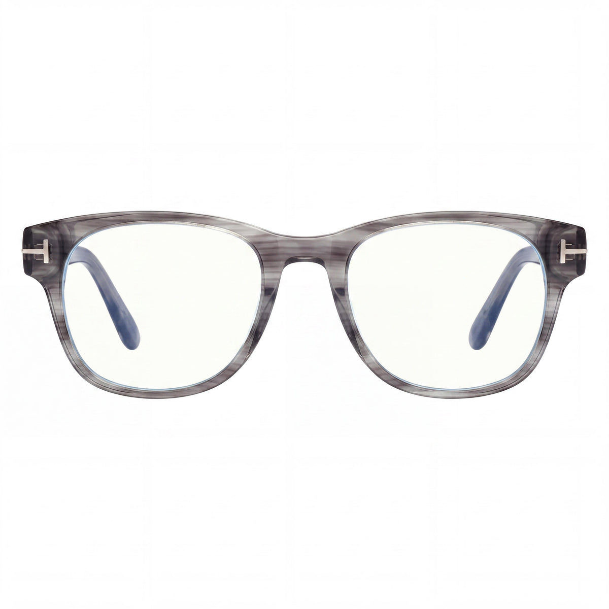 Tom Ford FT5898-B Grey Square Eyeglasses for Men, Plastic 52mm, Photo 2