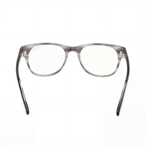 Tom Ford FT5898-B Square Eyeglasses for Men — interior view, plastic demo lenses