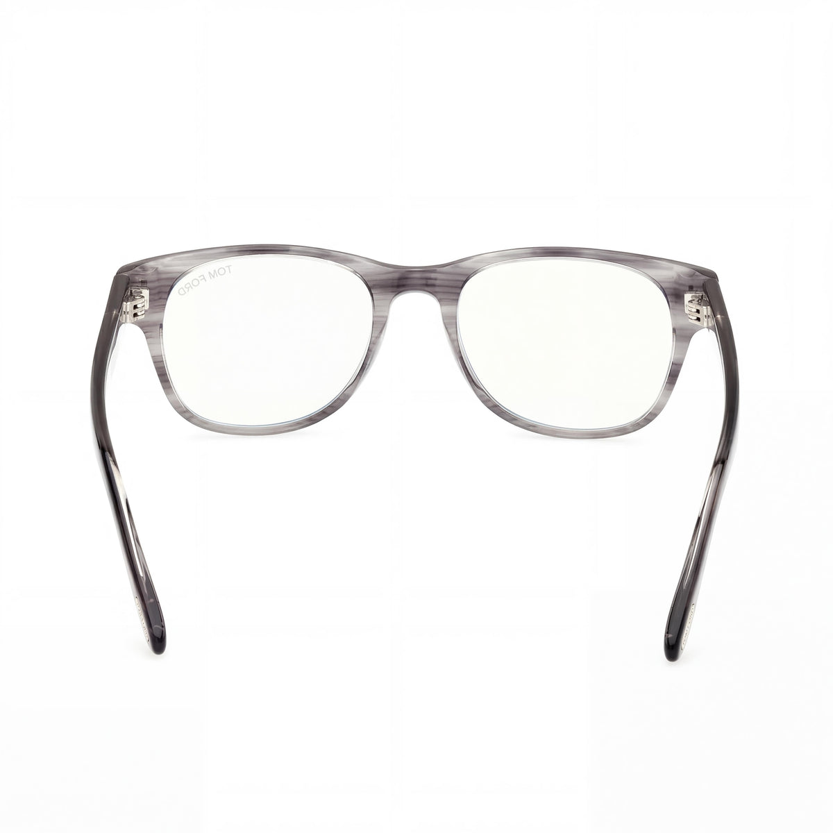 Tom Ford FT5898-B Grey Square Eyeglasses for Men, Plastic 52mm, Photo 4