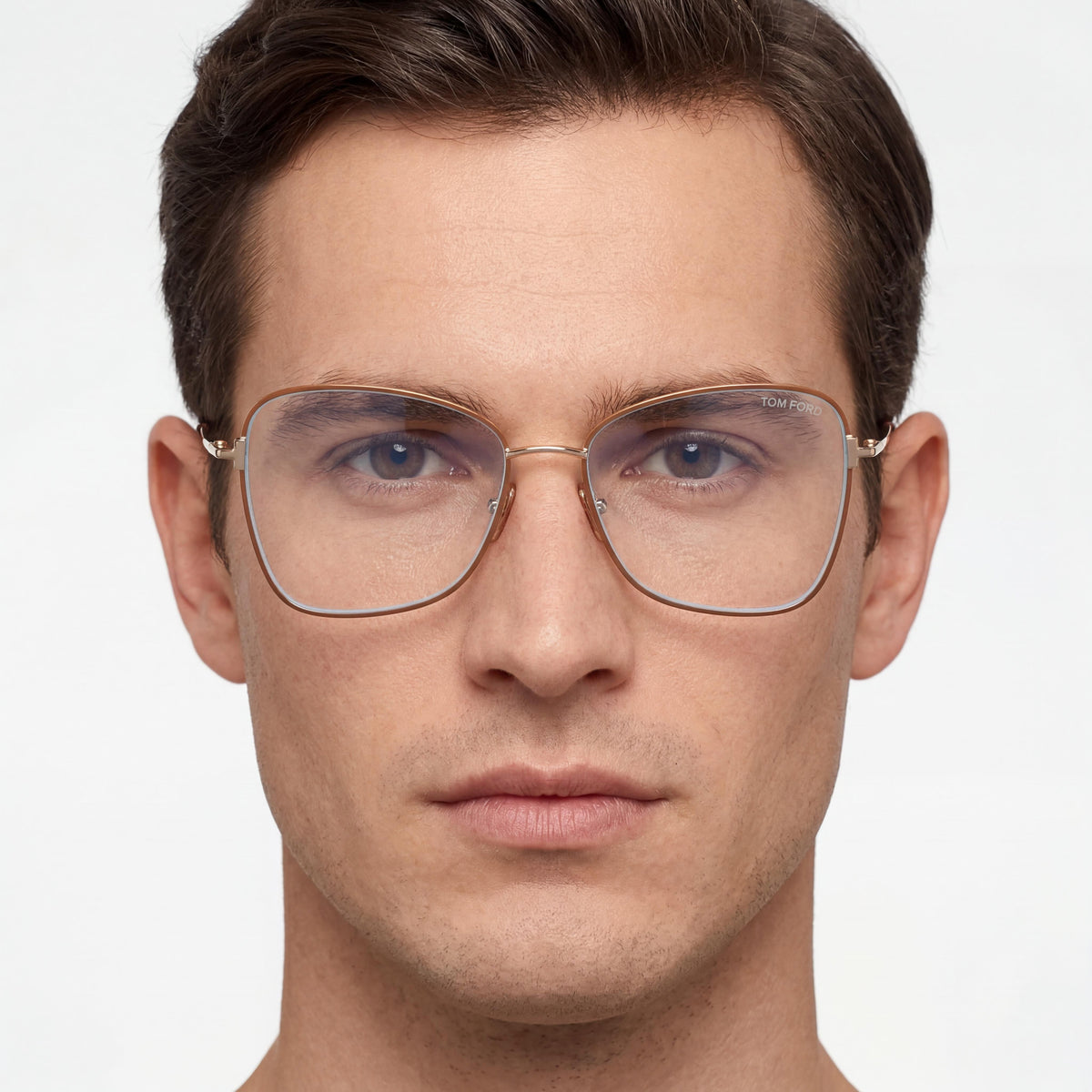 Tom Ford Ft5906-b Gold Butterfly Eyeglasses for Men, 55mm, Photo 3
