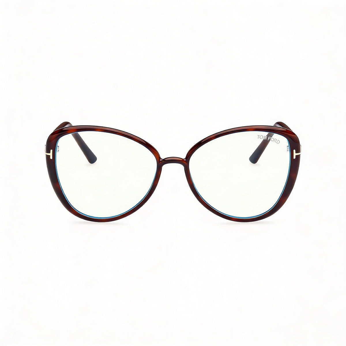 Tom Ford FT5907-B Havana Cat Eye Eyeglasses for Women, Plastic 55mm, Photo 2