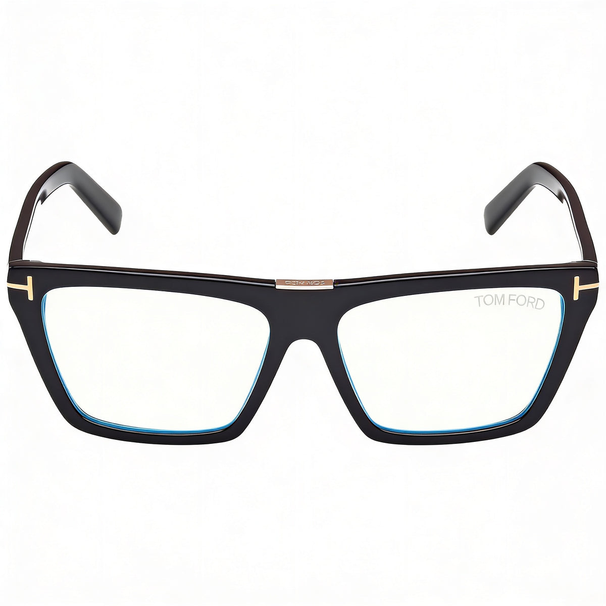 Tom Ford FT5912-B Black Rectangle Eyeglasses for Women, Plastic 57mm, Photo 2