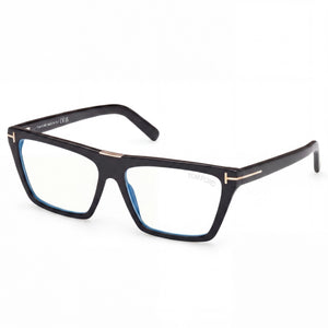 Tom Ford FT5912-B Black Rectangle Eyeglasses for Women, Plastic frame